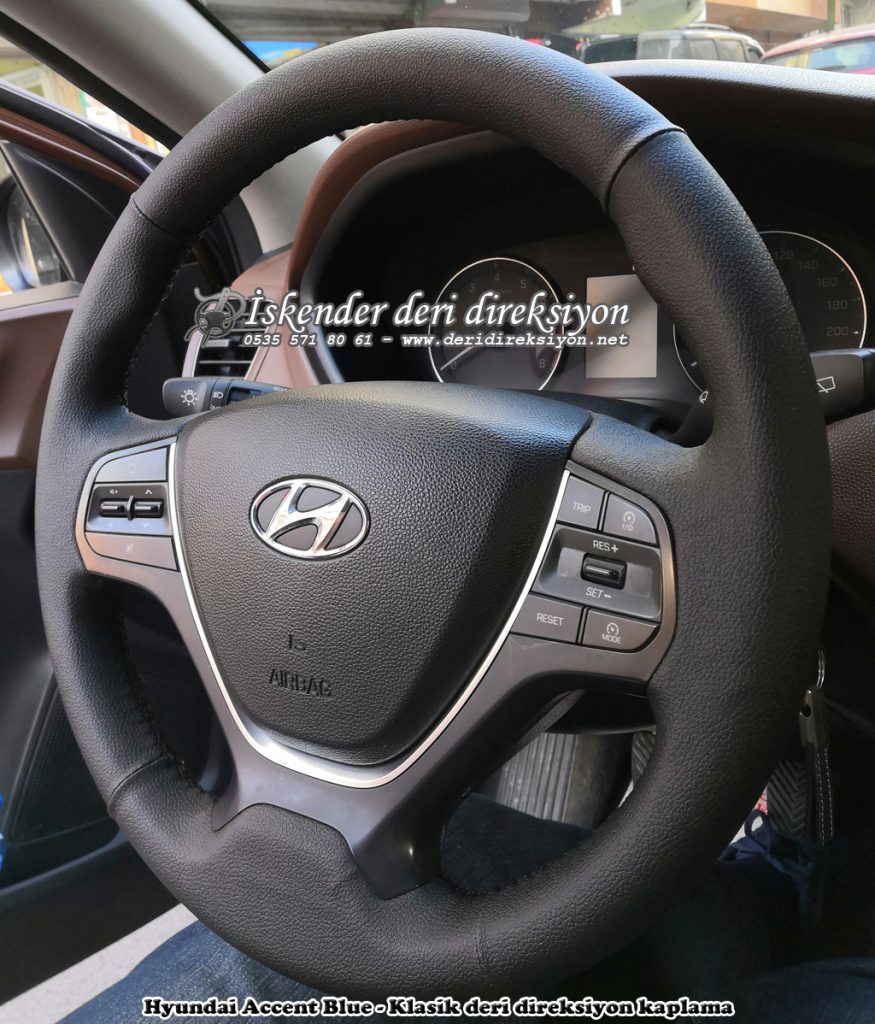 Hyundai i10 deri direksiyon kılıfı