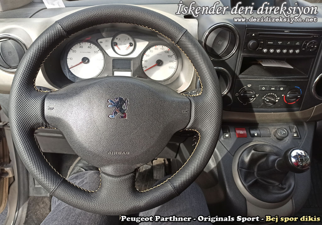 Peugeot 207 deri direksiyon kılıfı
