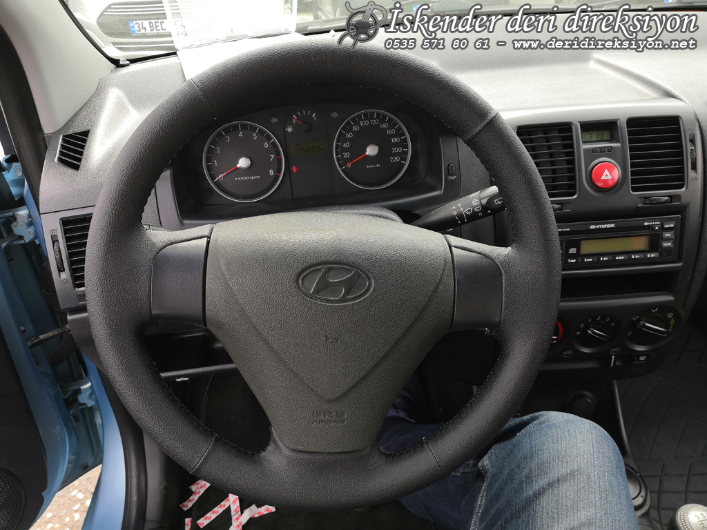 Hyundai Accent Era - Getz deri direksiyon kaplama