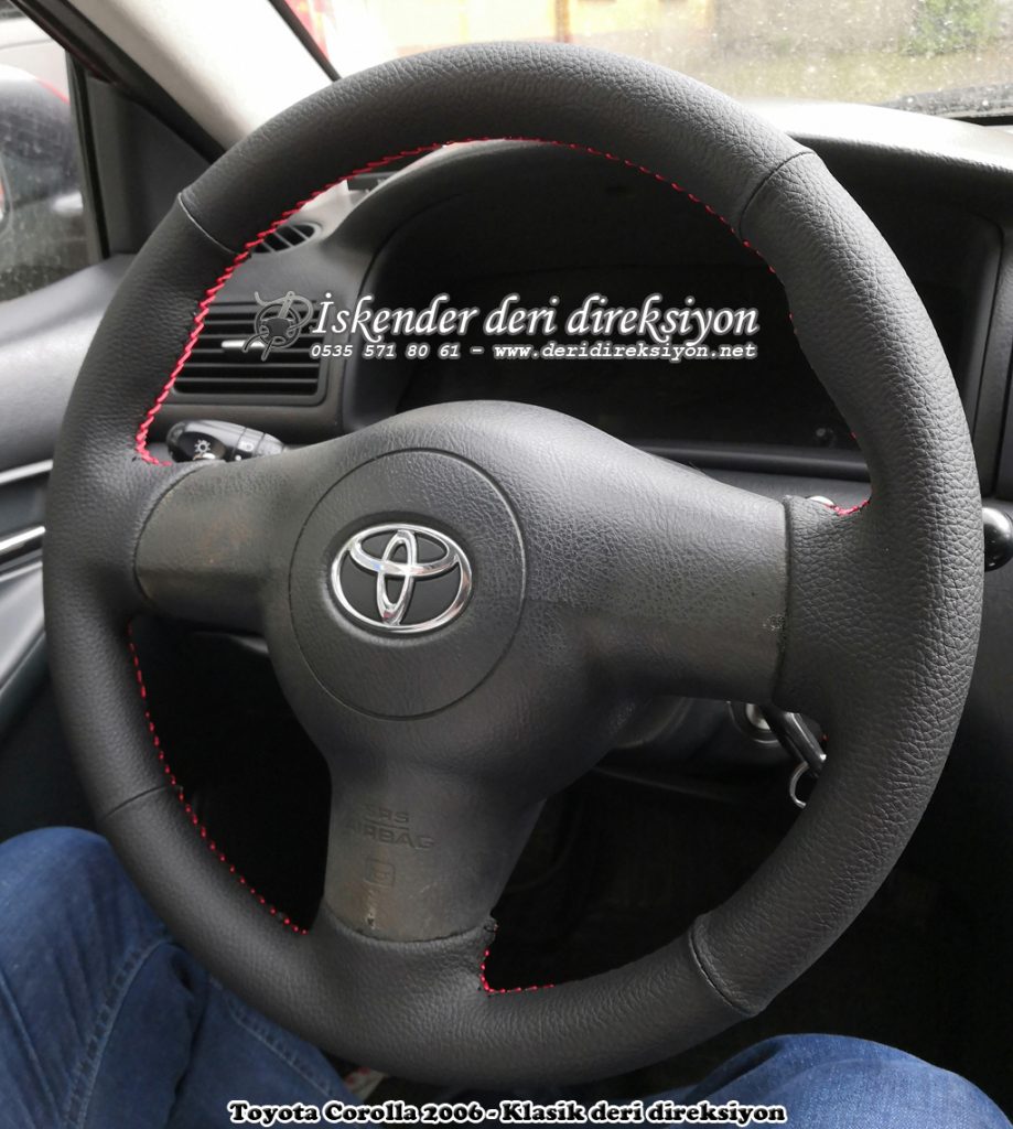 Toyota corolla deri direlksiyon kaplama