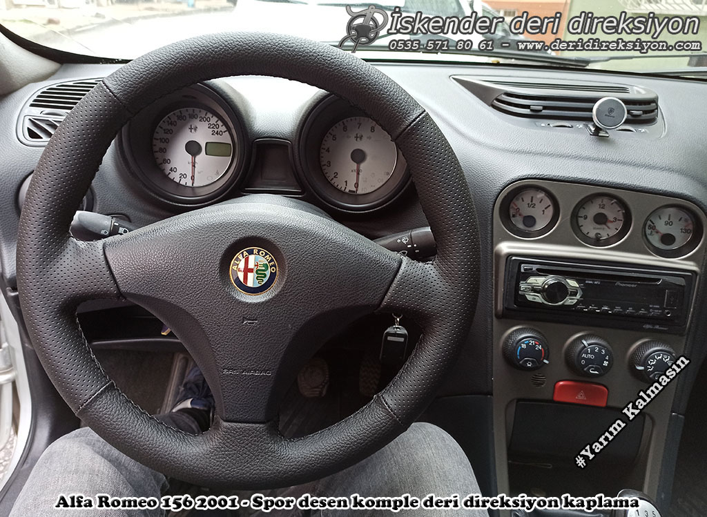 Alfa Romeo 156 deri direksiyon kaplama