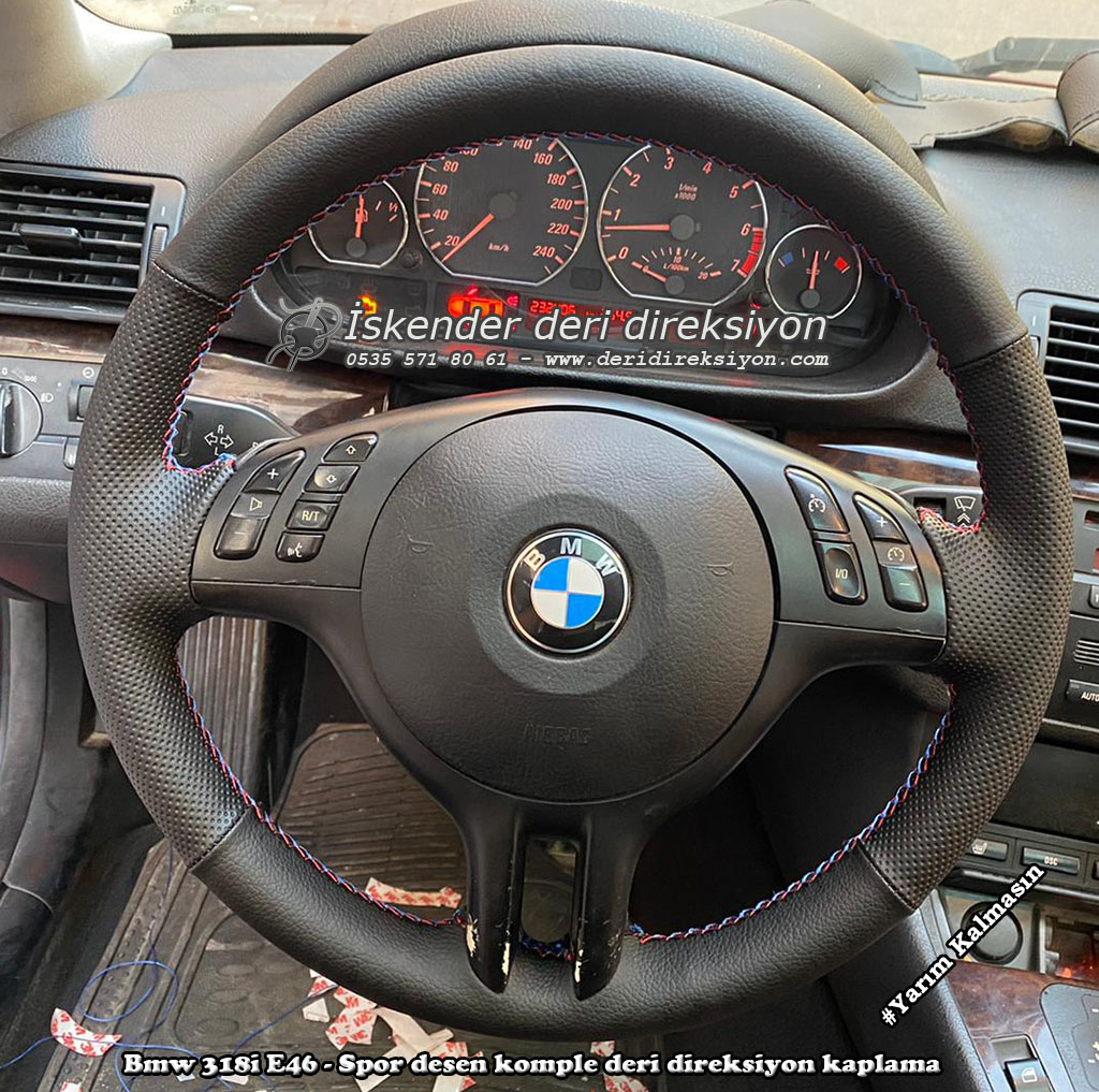 BMW E46 deri direksiyon kaplama