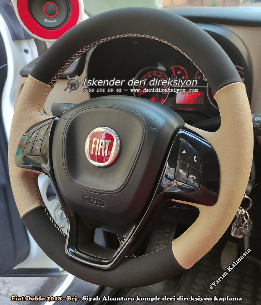 Fiat Doblo 2021 deri direksiyon kaplama