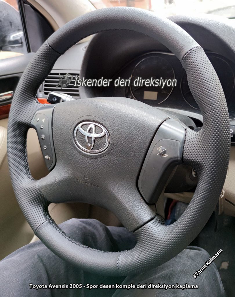 Toyota Avensis deri direksiyon kaplama