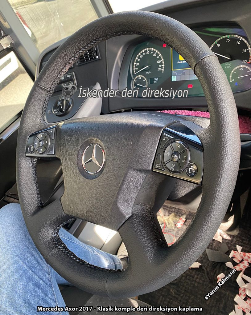 Mercedes Axor - Travego deri direksiyon kaplama 