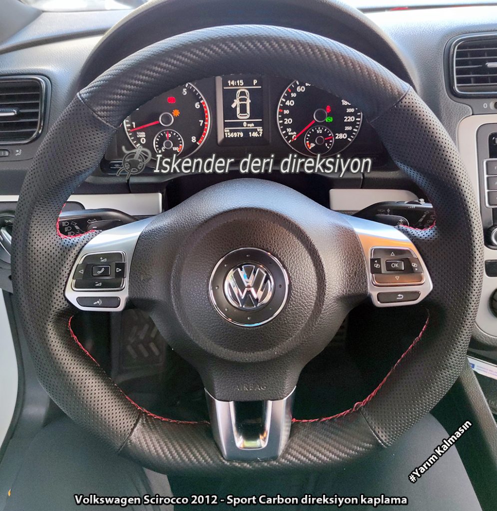 Volkswagen Scirocco deri direksiyon kaplama 