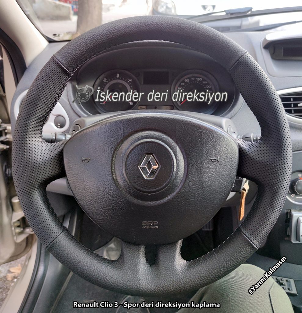 Renault Clio 3 deri direksiyon kaplama