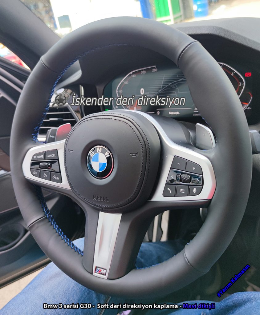 Bmw G30 Deri direksiyon kaplama