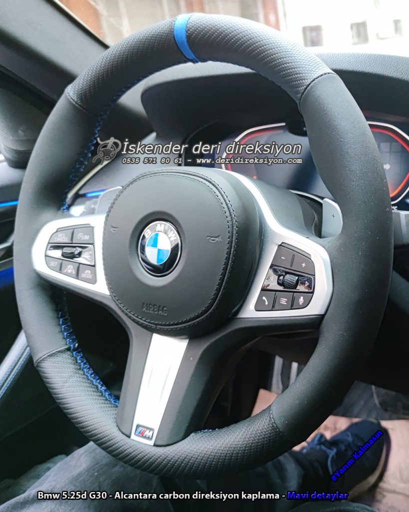 Bmw G30 Deri direksiyon kaplama