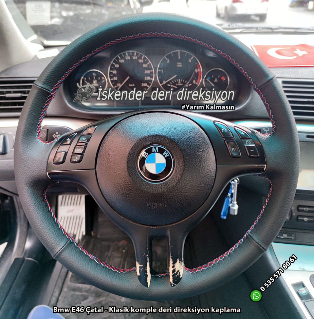 BMW E46 deri direksiyon kılıfı