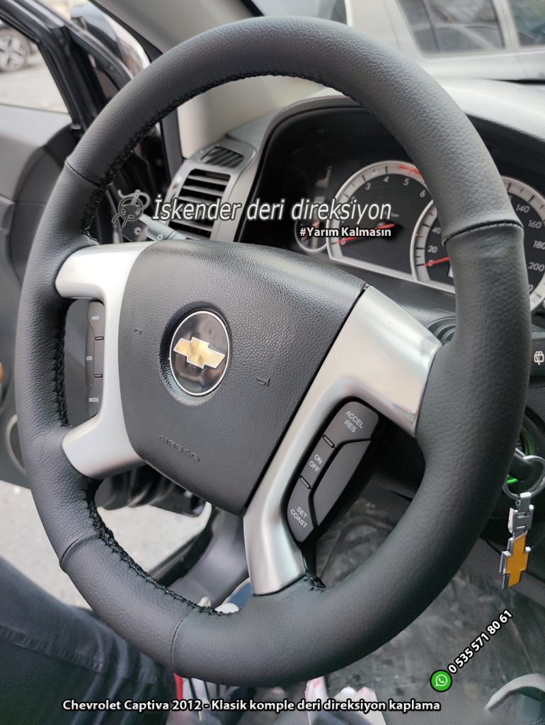 Chevrolet Captiva deri direksiyon kılıfı