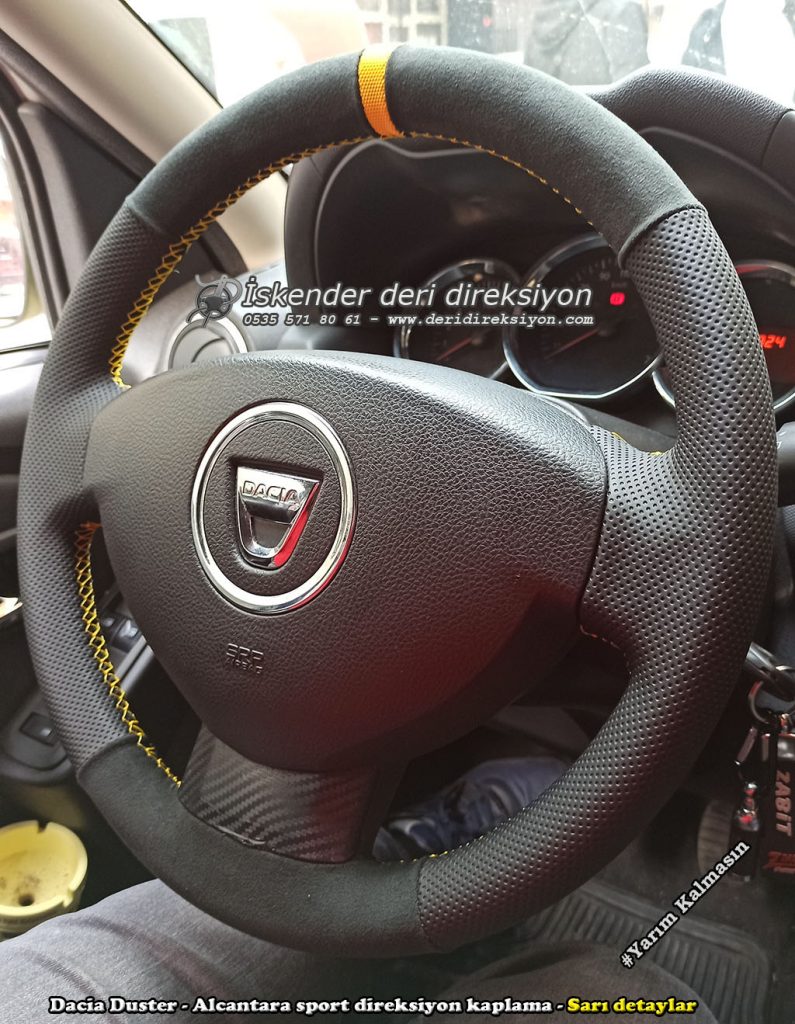 Dacia Duster deri direksiyon kaplama