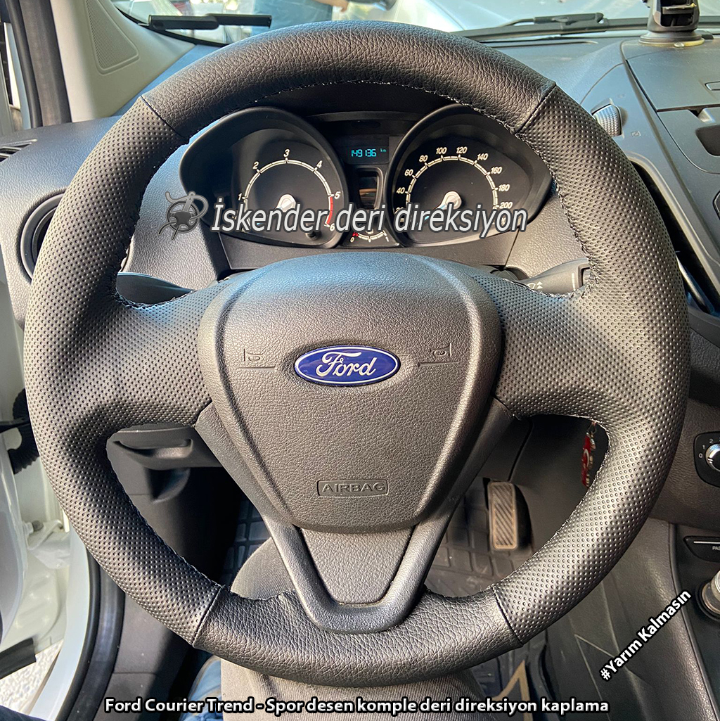 Ford Courier deri direksiyon kılıfı