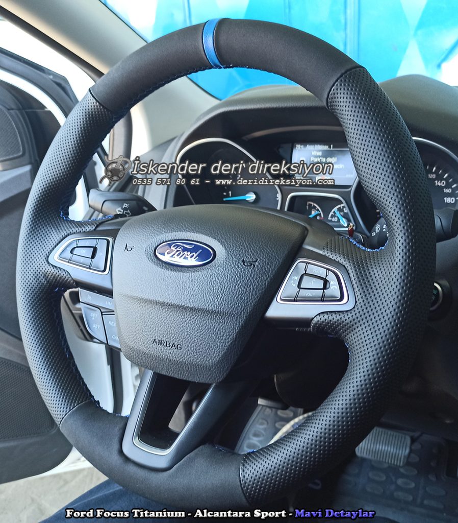 Ford focus titanium komple deri direksiyon kaplama