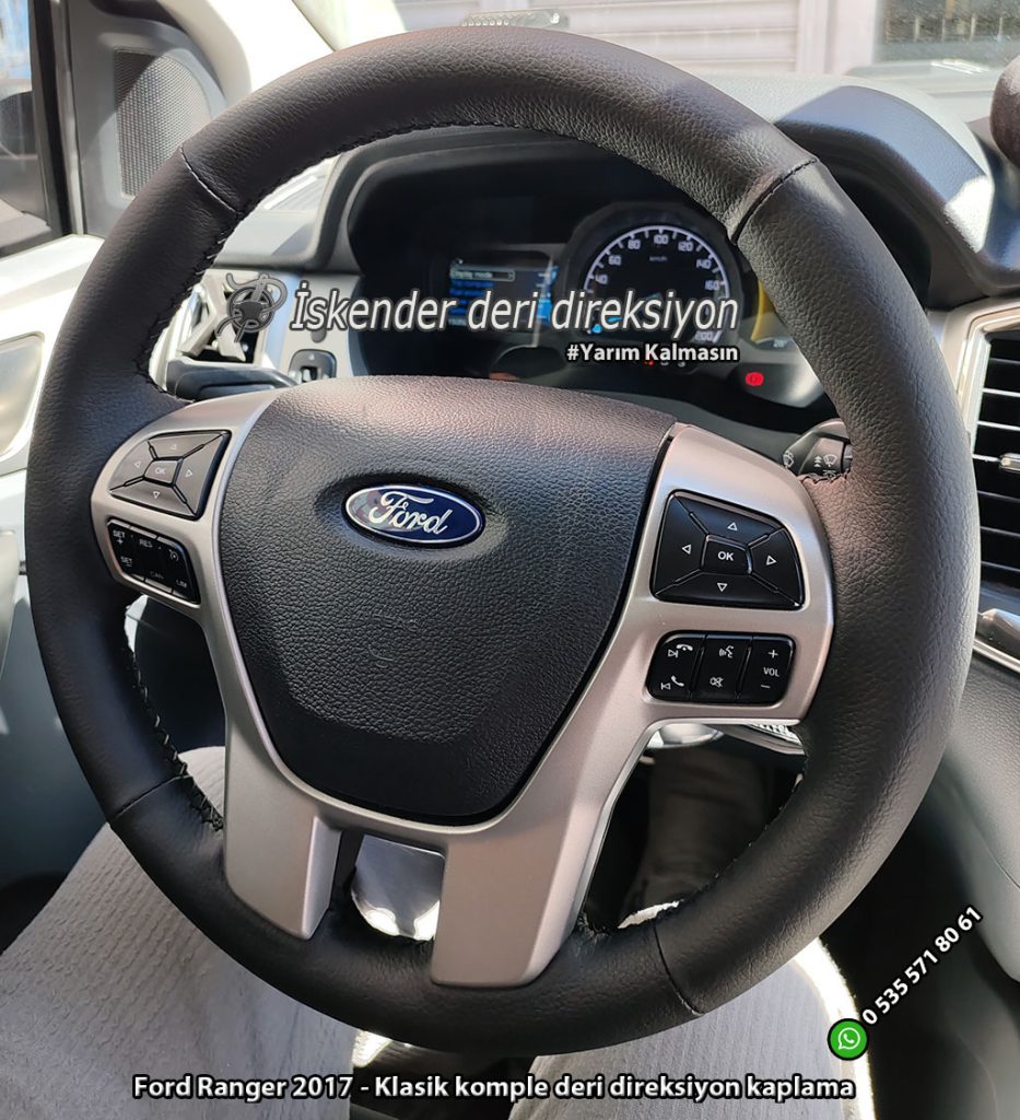 Ford Ranger deri direksiyon kılıfı