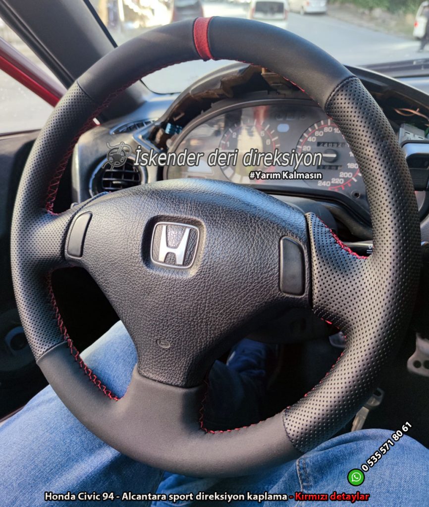 Honda Civic 98-2002 deri direksiyon kaplama