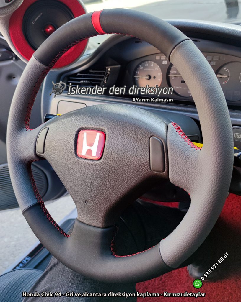 Honda Civic 98-2002 deri direksiyon kaplama