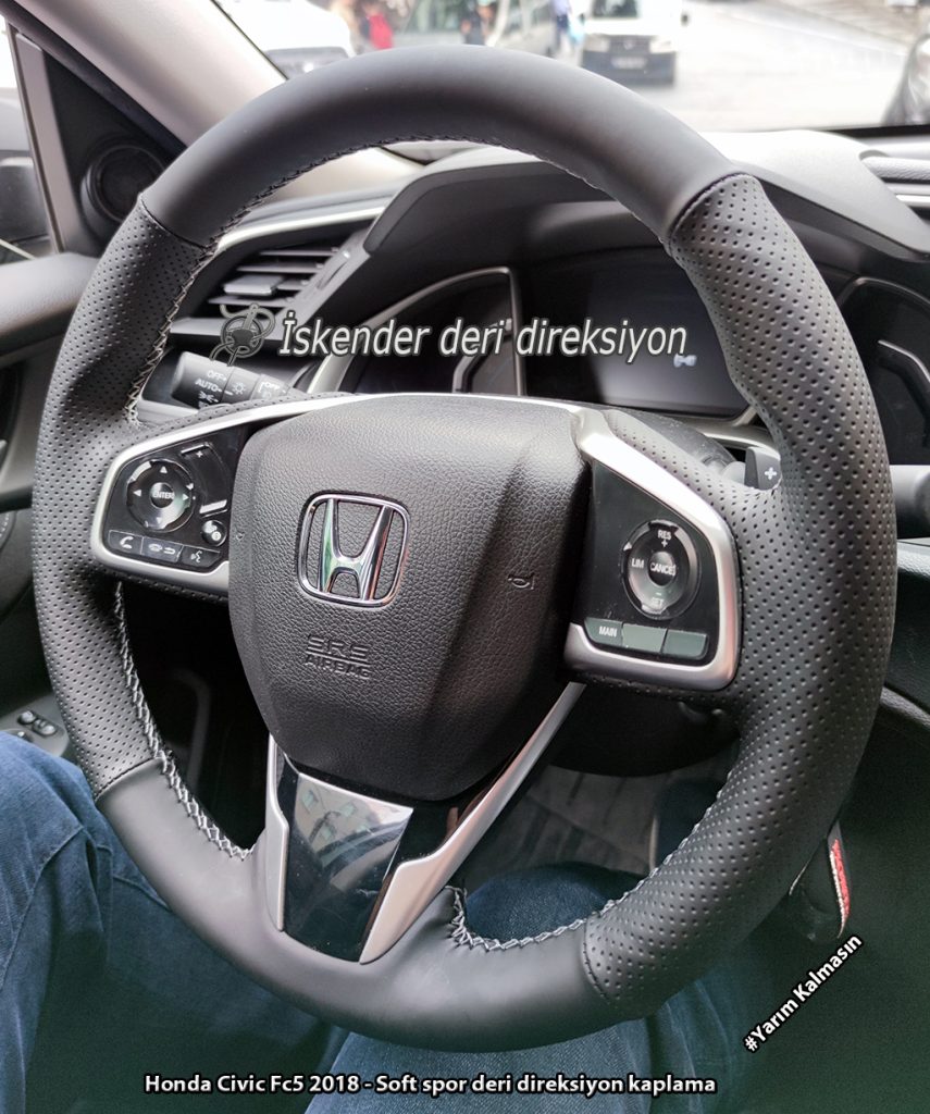 Honda Civic FC5 deri direksiyon kılıfı