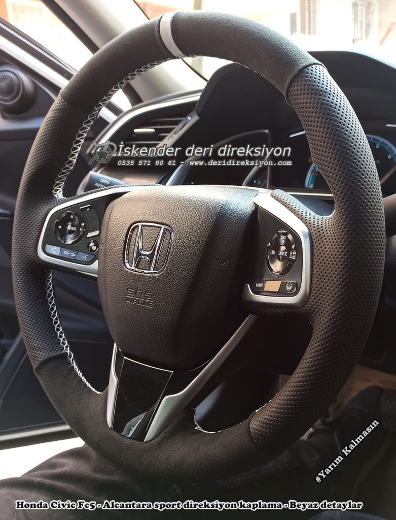 Honda Civic FC5 deri direksiyon kılıfı