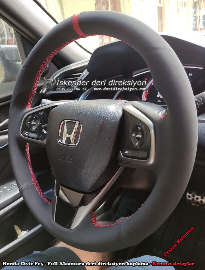 Honda Civic FC5 deri direksiyon kılıfı