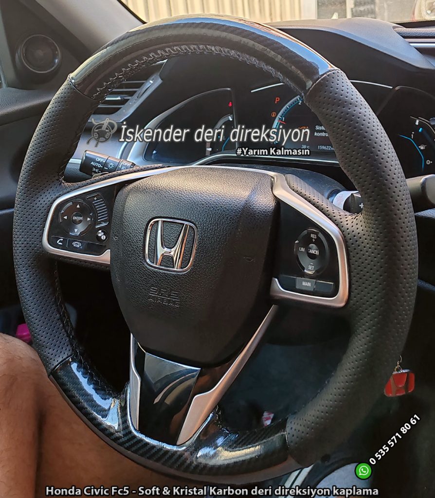 Honda Civic FC5 deri direksiyon kılıfı