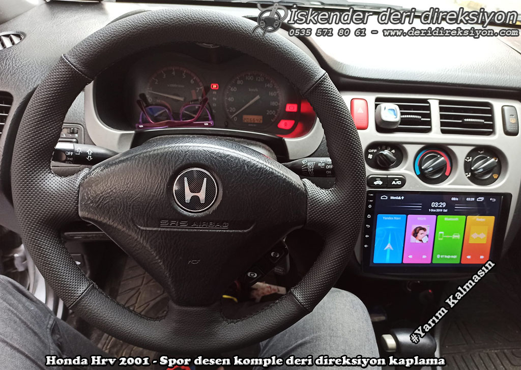 Honda HRV deri direksiyon kaplama
