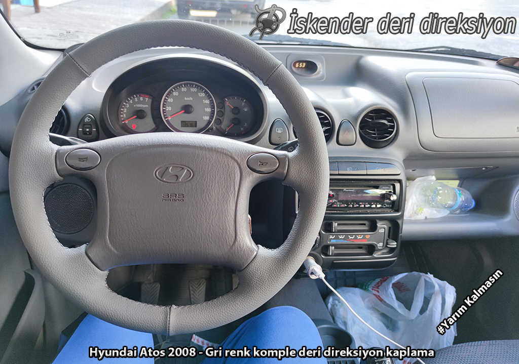 Hyundai Atos deri direksiyon kılıfı
