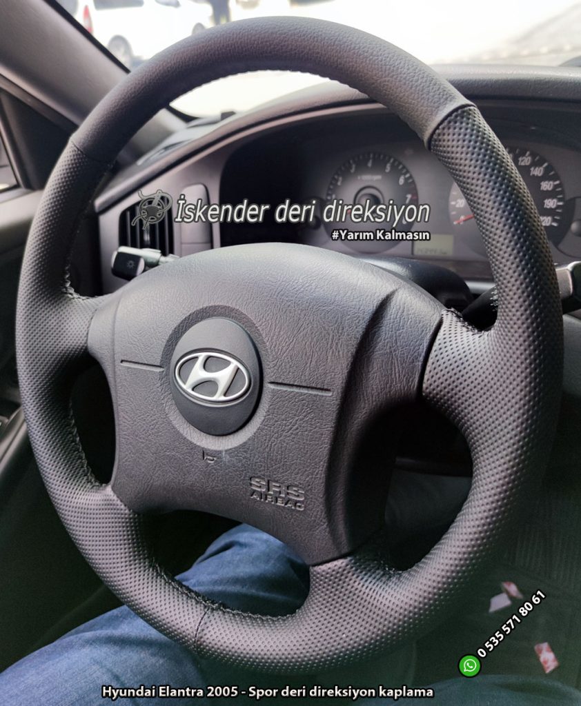 Hyundai Elantra deri direksiyon kılıfı
