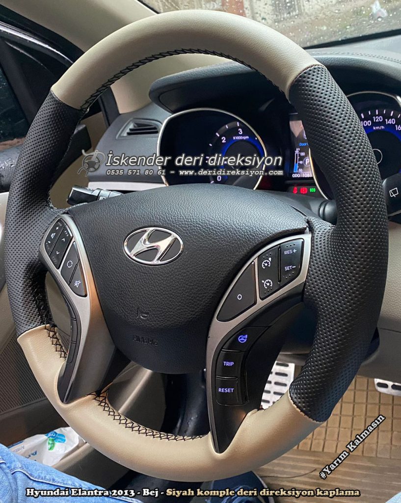 Hyundai Elantra deri direksiyon kılıfı