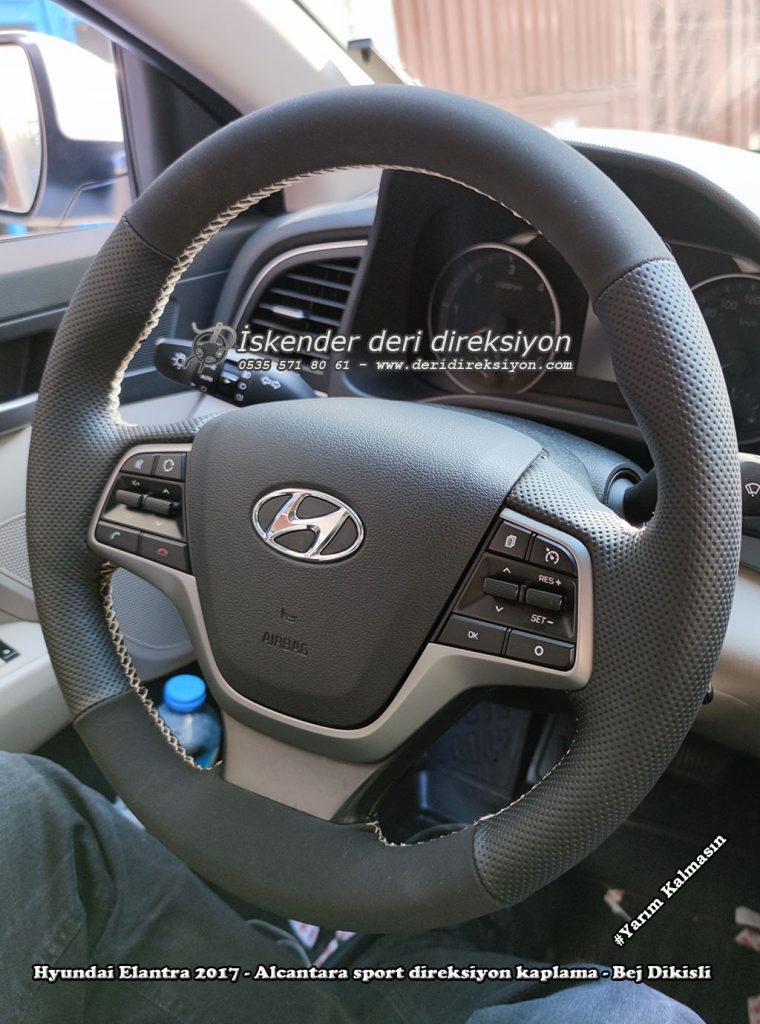 Hyundai Elantra deri direksiyon kılıfı