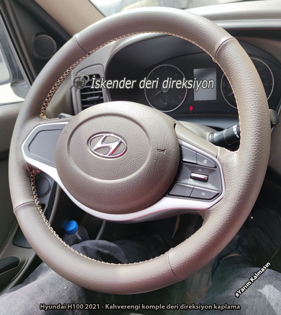 Hyundai H100 deri direksiyon kılıfı
