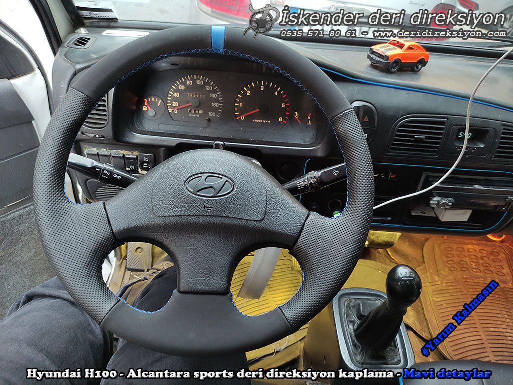 Hyundai H100 deri direksiyon kılıfı