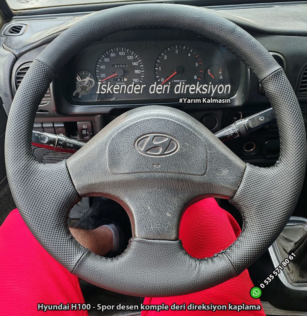 Hyundai H100 deri direksiyon kılıfı