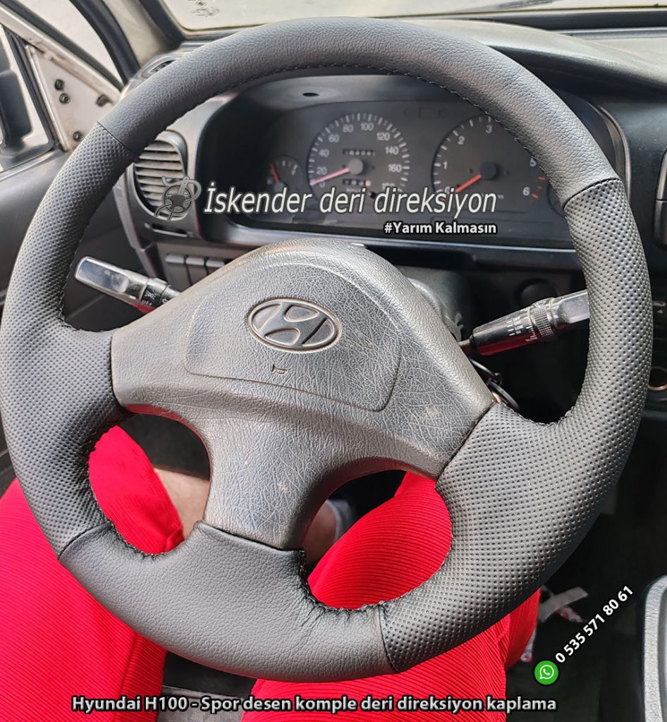 Hyundai H100 deri direksiyon kılıfı