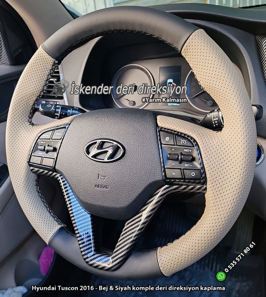 Hyundai Tucson deri direksiyon kaplama