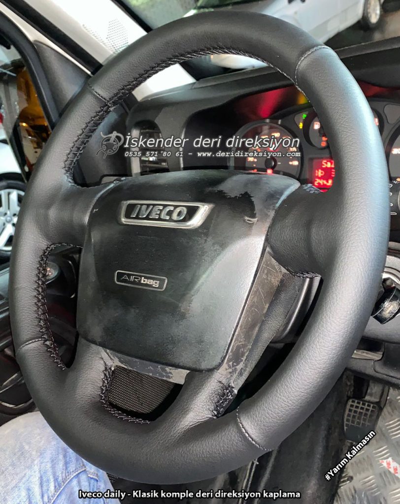Iveco Daily deri direksiyon kılıfı