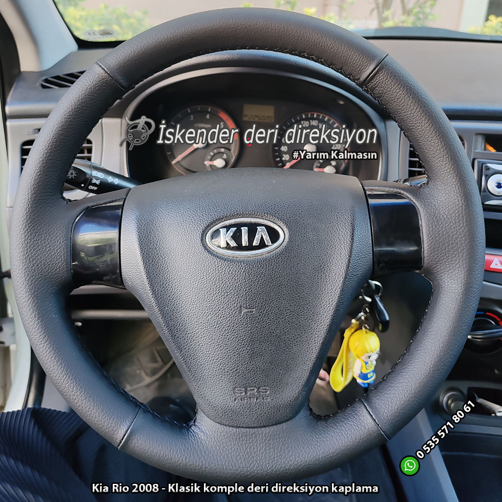 Kia Rio deri direksiyon kılıfı
