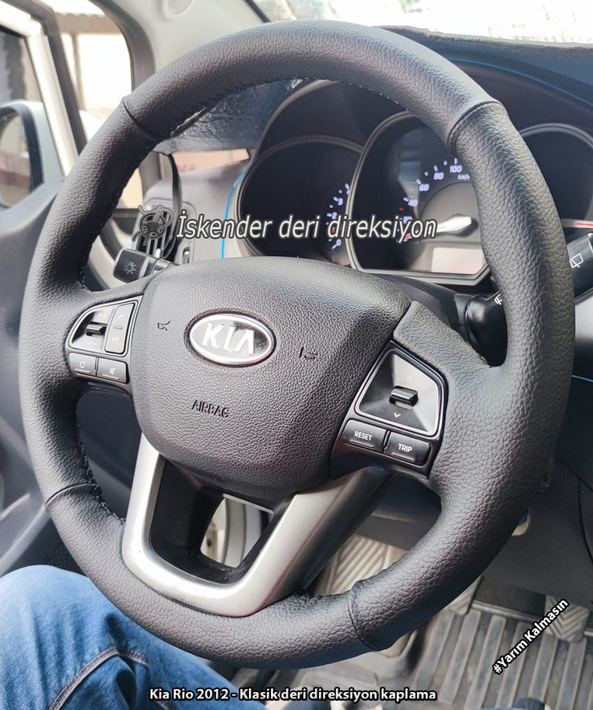 Kia Rio deri direksiyon kılıfı