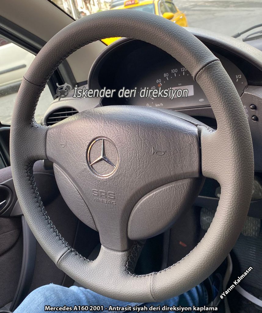 Mercedes A serisi deri direksiyon kaplama