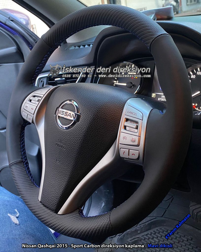 Nissan Qashqai deri direksiyon kaplama