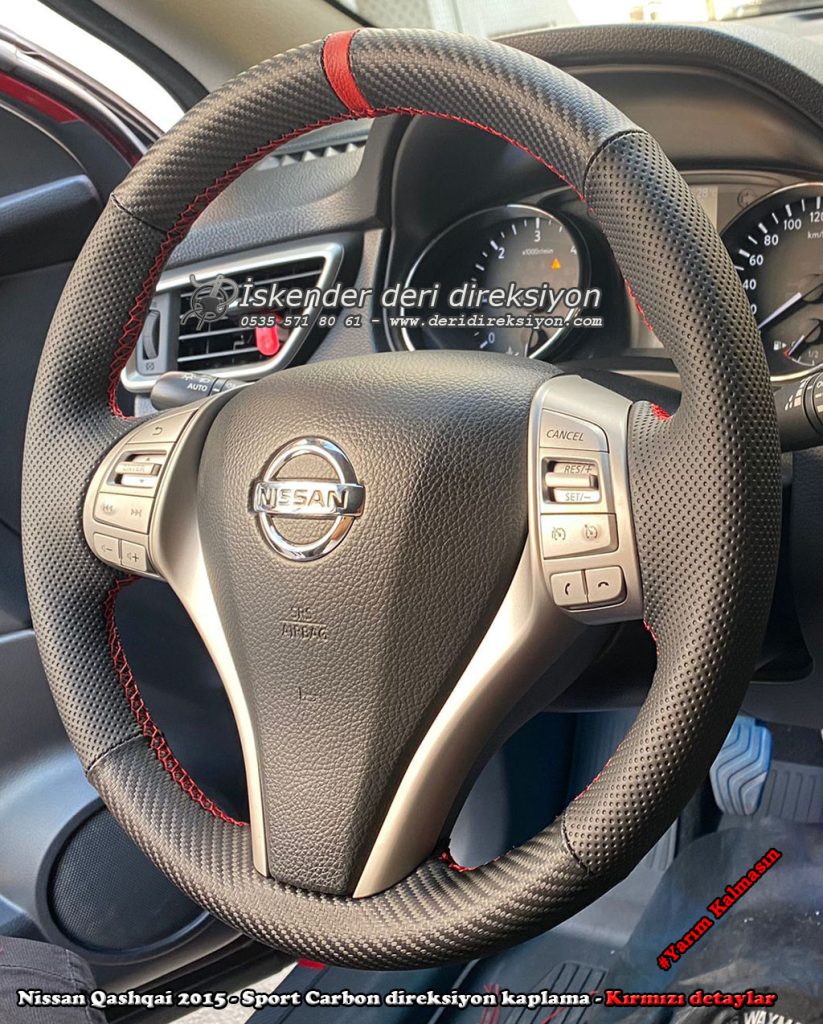 Nissan Qashqai deri direksiyon kaplama