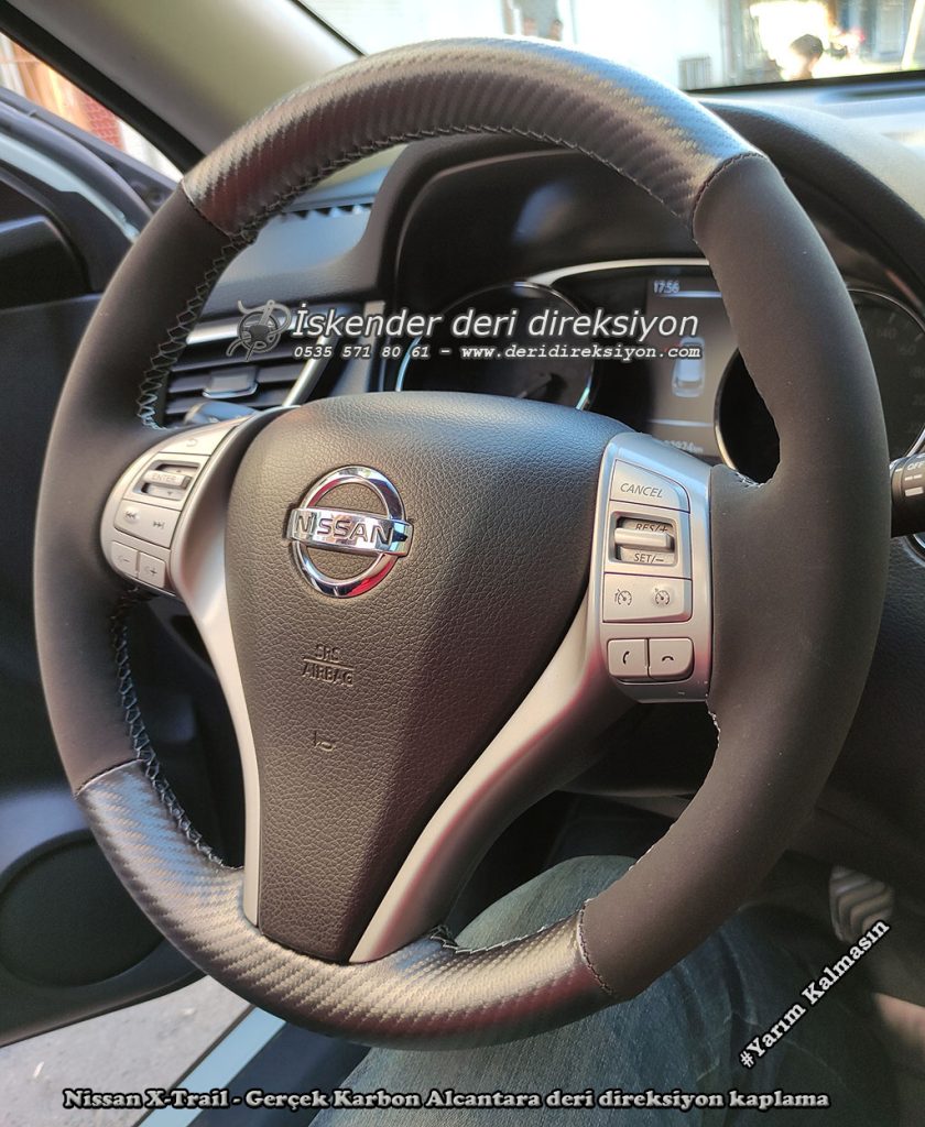 Nissan X-Trail deri direksiyon kılıfı