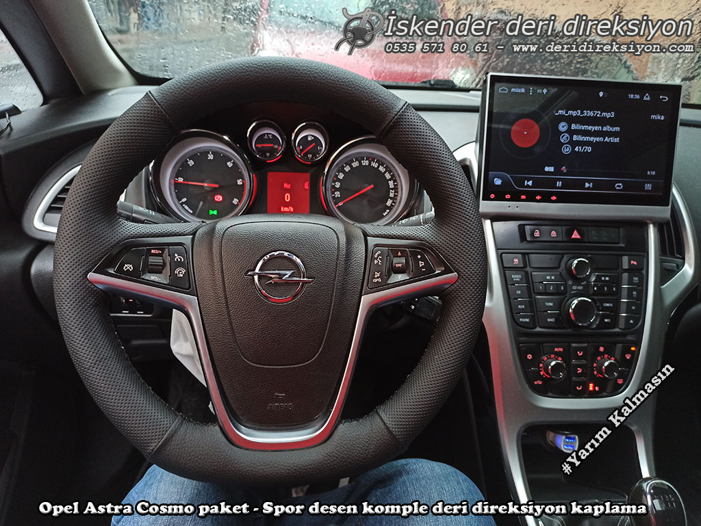 Opel Astra J deri direksiyon kaplama