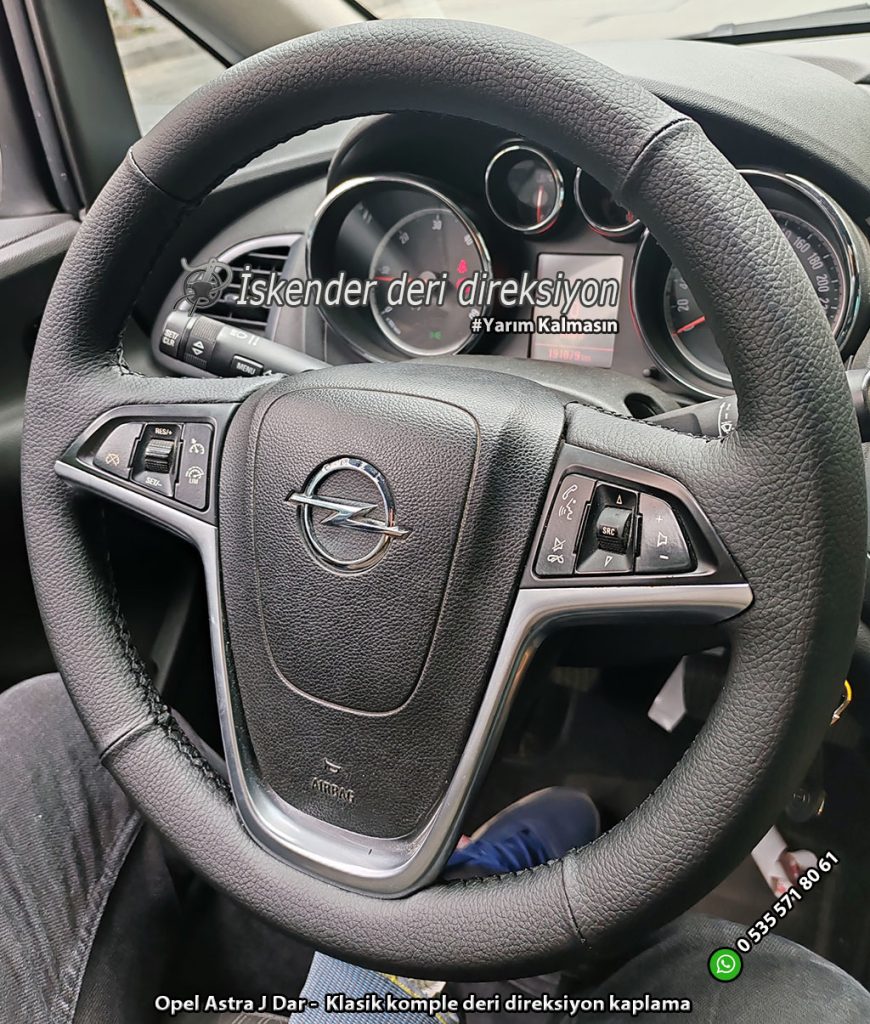 Opel Astra J deri direksiyon kılıfı