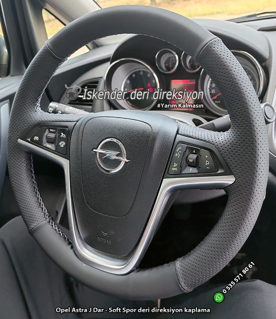 Opel Astra J deri direksiyon kılıfı