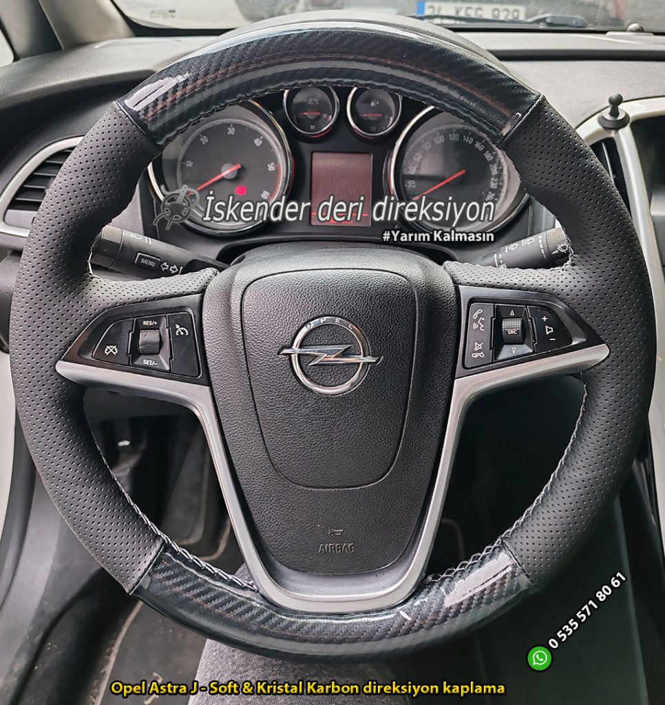 Opel Astra J deri direksiyon kılıfı