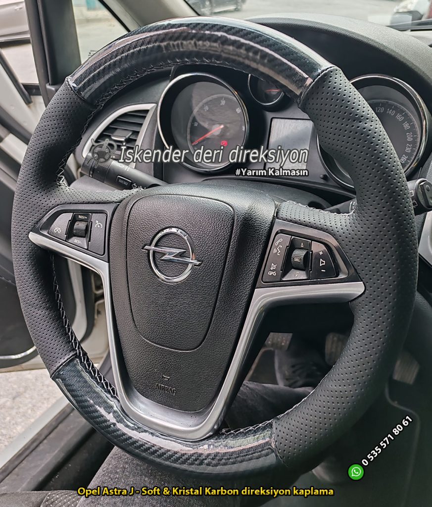 Opel Astra J deri direksiyon kılıfı