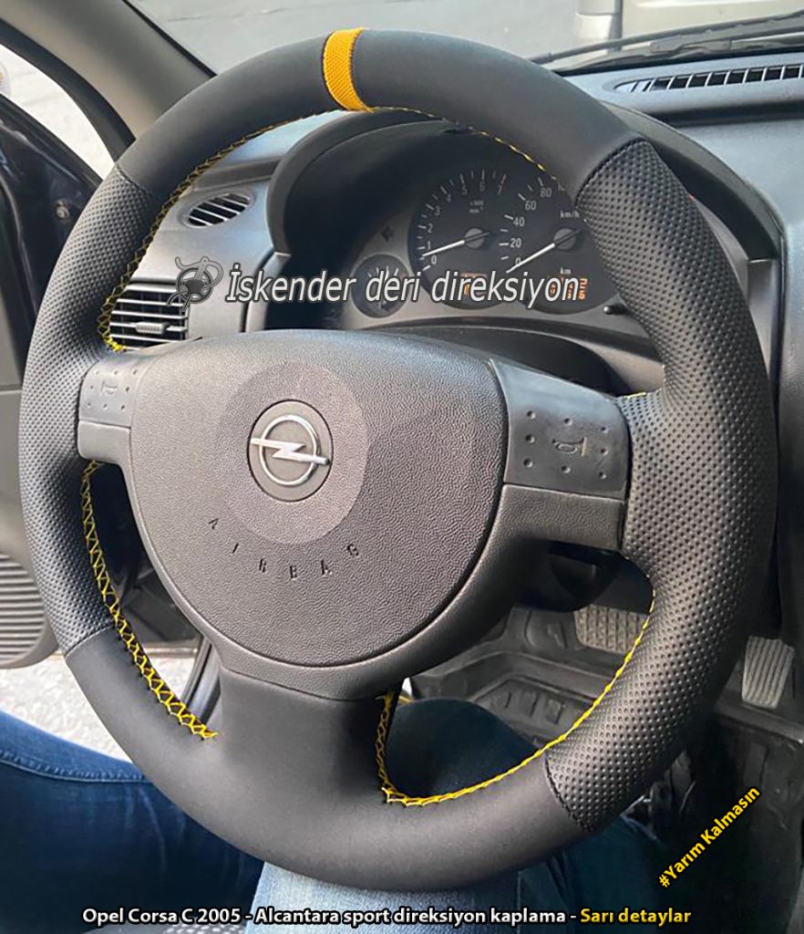 Opel Corsa C deri direksiyon kılıfı