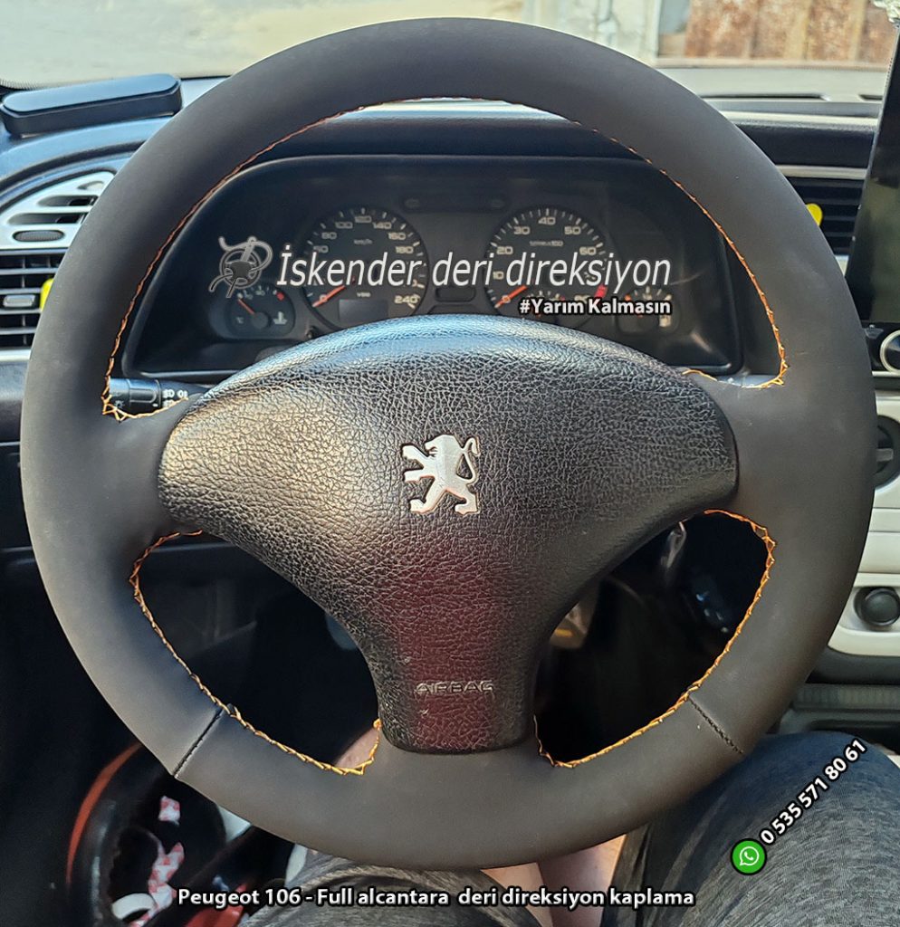 Peugeot 106 deri direksiyon kılıfı