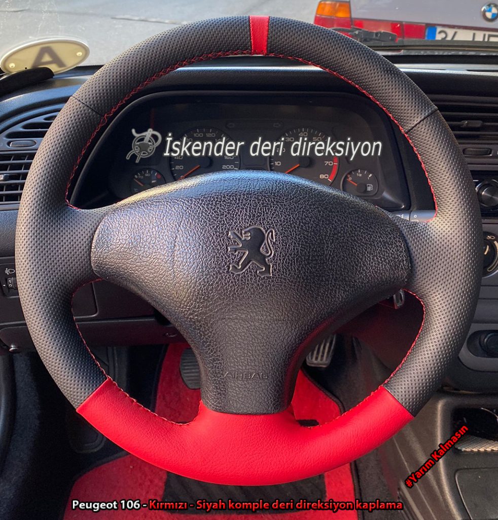 Peugeot 106 deri direksiyon kılıfı